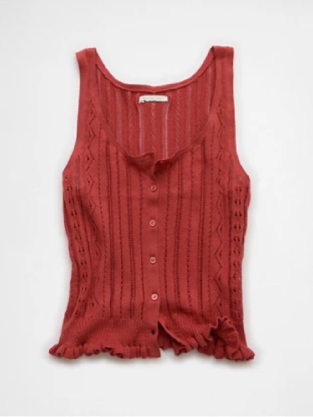 AE Pointelle Peplum Sweater
Tank Top